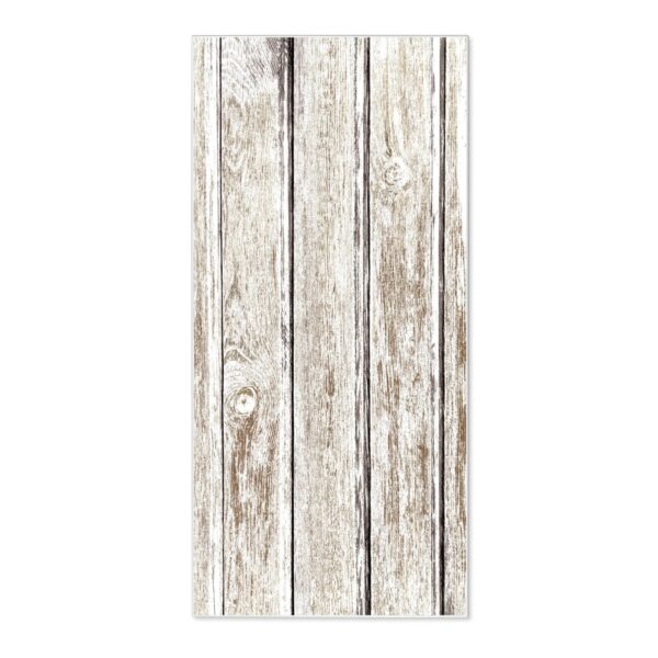 Banjado Magnettafel 37x78cm Magnetwand  Weiß Aus Metall Magnetpinnwand Pinnwand Inkl. 4 Magnete Motiv Weißes Holz