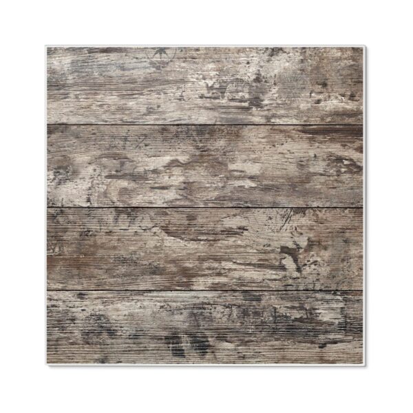 Banjado Magnettafel 50x50cm Magnetwand Weiß Aus Metall Magnetpinnwand Pinnwand Inkl. 4 Magnete Motiv Alte Planken