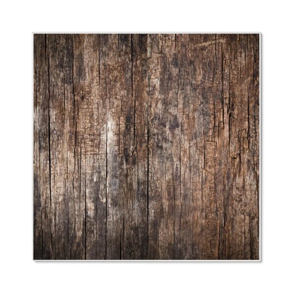 Banjado Magnettafel 50x50cm Magnetwand Weiß Aus Metall Magnetpinnwand Pinnwand Inkl. 4 Magnete Motiv Altes Holz