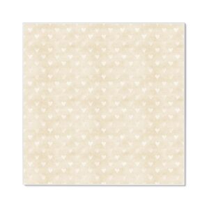 Banjado Magnettafel 50x50cm Magnetwand Weiß Aus Metall Magnetpinnwand Pinnwand Inkl. 4 Magnete Motiv Beige Herzen