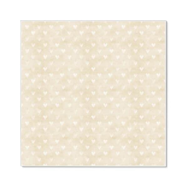 Banjado Magnettafel 50x50cm Magnetwand Weiß Aus Metall Magnetpinnwand Pinnwand Inkl. 4 Magnete Motiv Beige Herzen