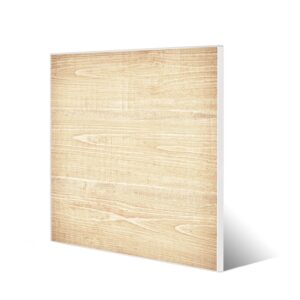 Banjado Magnettafel 50x50cm Magnetwand Weiß Aus Metall Magnetpinnwand Pinnwand Inkl. 4 Magnete Motiv Bretter
