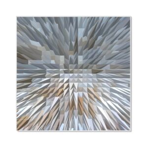 Banjado Magnettafel 50x50cm Magnetwand Weiß Aus Metall Magnetpinnwand Pinnwand Inkl. 4 Magnete Motiv Dornen Aus Eis
