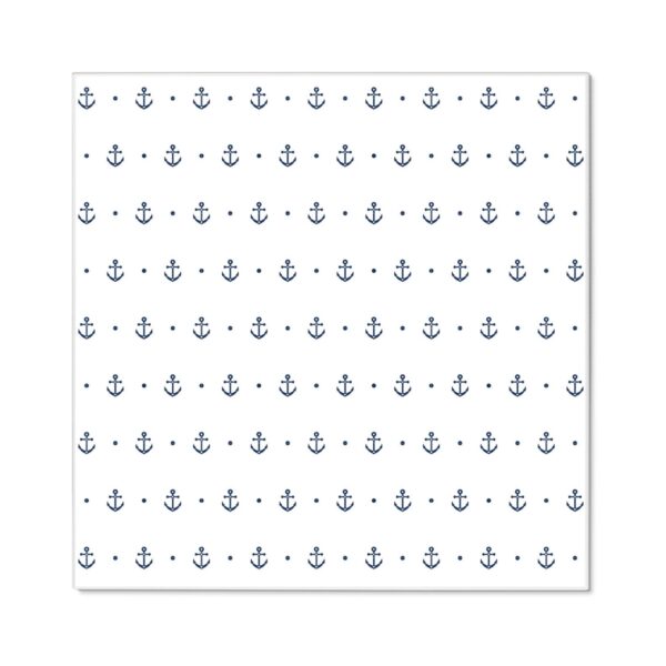 Banjado Magnettafel 50x50cm Magnetwand Weiß Aus Metall Magnetpinnwand Pinnwand Inkl. 4 Magnete Motiv Kleine Anker