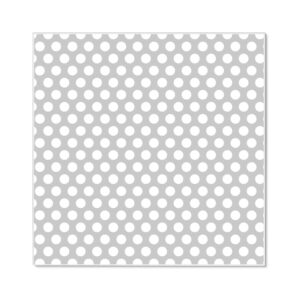 Banjado Magnettafel 50x50cm Magnetwand Weiß Aus Metall Magnetpinnwand Pinnwand Inkl. 4 Magnete Motiv Punkte Grau