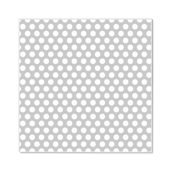 Banjado Magnettafel 50x50cm Magnetwand Weiß Aus Metall Magnetpinnwand Pinnwand Inkl. 4 Magnete Motiv Punkte Grau