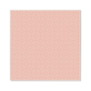 Banjado Magnettafel 50x50cm Magnetwand Weiß Aus Metall Magnetpinnwand Pinnwand Inkl. 4 Magnete Motiv Rosa Arabesque