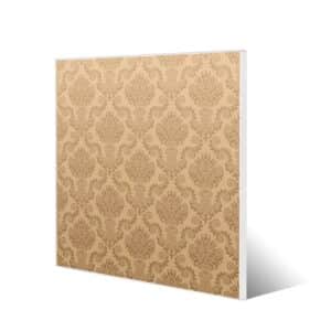Banjado Magnettafel 50x50cm Magnetwand Weiß Aus Metall Magnetpinnwand Pinnwand Inkl. 4 Magnete Motiv Tapete Beige