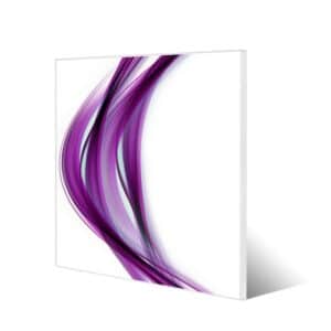 Banjado Magnettafel 50x50cm Magnetwand Weiß Aus Metall Magnetpinnwand Pinnwand Inkl. 4 Magnete Motiv Violet Element