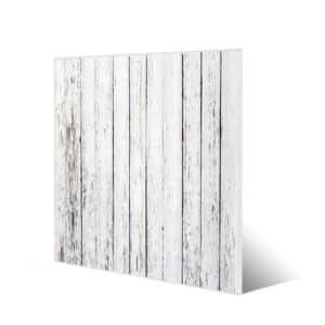 Banjado Magnettafel 50x50cm Magnetwand Weiß Aus Metall Magnetpinnwand Pinnwand Inkl. 4 Magnete Motiv Weißer Bretterzaun