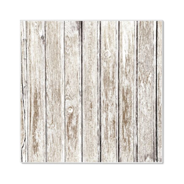 Banjado Magnettafel 50x50cm Magnetwand Weiß Aus Metall Magnetpinnwand Pinnwand Inkl. 4 Magnete Motiv Weißes Holz