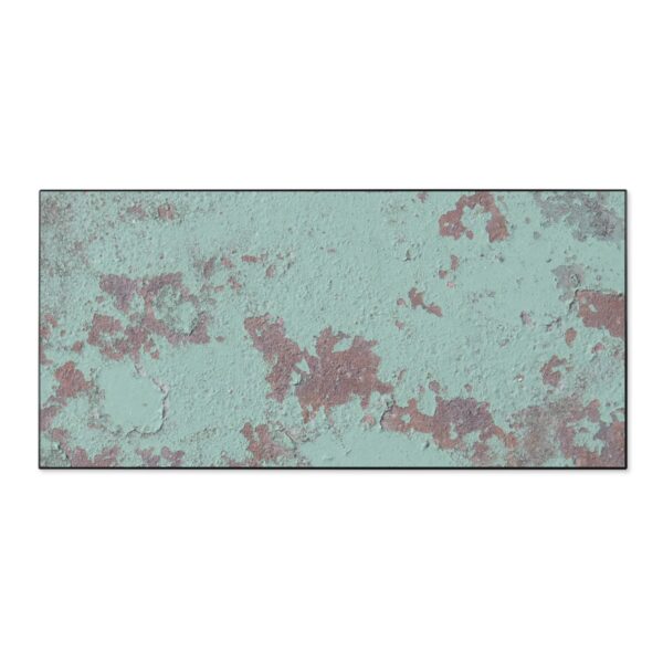 Banjado Magnettafel 78x37cm Magnetwand  Schwarz Aus Metall Magnetpinnwand Pinnwand Inkl. 4 Magnete Motiv Blaue Struktur