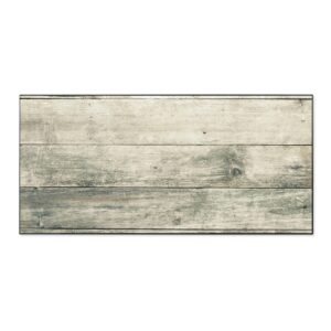 Banjado Magnettafel 78x37cm Magnetwand  Schwarz Aus Metall Magnetpinnwand Pinnwand Inkl. 4 Magnete Motiv Graue Planken