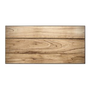 Banjado Magnettafel 78x37cm Magnetwand  Schwarz Aus Metall Magnetpinnwand Pinnwand Inkl. 4 Magnete Motiv Holzplanken