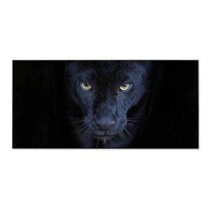Banjado Magnettafel 78x37cm Magnetwand  Schwarz Aus Metall Magnetpinnwand Pinnwand Inkl. 4 Magnete Motiv Nora