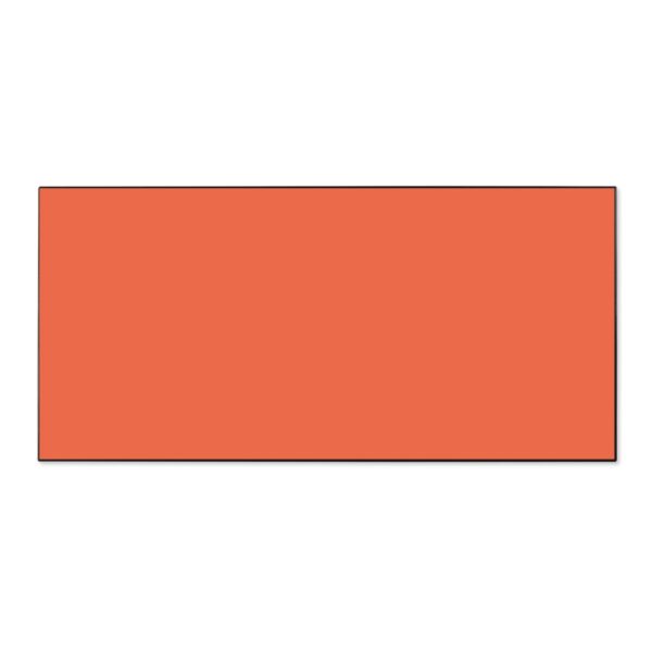 Banjado Magnettafel 78x37cm Magnetwand  Schwarz Aus Metall Magnetpinnwand Pinnwand Inkl. 4 Magnete Motiv Orange
