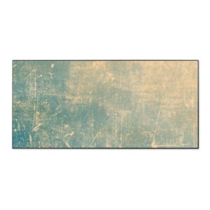 Banjado Magnettafel 78x37cm Magnetwand  Schwarz Aus Metall Magnetpinnwand Pinnwand Inkl. 4 Magnete Motiv Patina Grün