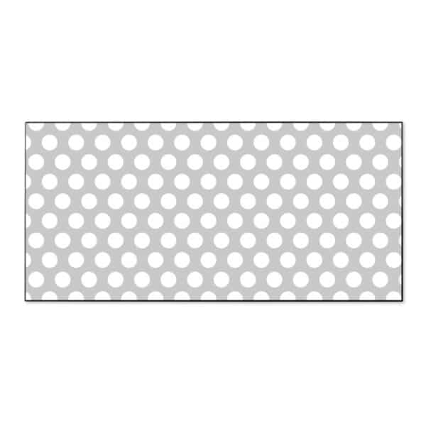 Banjado Magnettafel 78x37cm Magnetwand  Schwarz Aus Metall Magnetpinnwand Pinnwand Inkl. 4 Magnete Motiv Punkte Grau