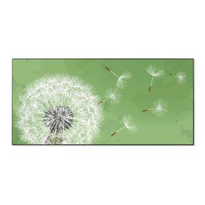 Banjado Magnettafel 78x37cm Magnetwand  Schwarz Aus Metall Magnetpinnwand Pinnwand Inkl. 4 Magnete Motiv Pusteblume 3