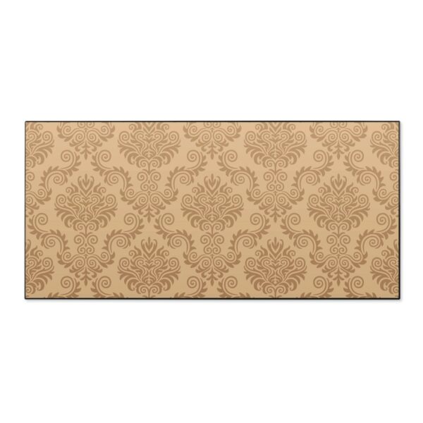 Banjado Magnettafel 78x37cm Magnetwand  Schwarz Aus Metall Magnetpinnwand Pinnwand Inkl. 4 Magnete Motiv Tapete Beige