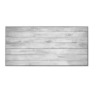 Banjado Magnettafel 78x37cm Magnetwand  Schwarz Aus Metall Magnetpinnwand Pinnwand Inkl. 4 Magnete Motiv Weiß Gebeizt