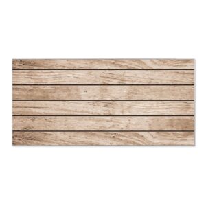 Banjado Magnettafel 78x37cm Magnetwand  Silber Aus Metall Magnetpinnwand Pinnwand Inkl. 4 Magnete Motiv Blasse Holzlatten