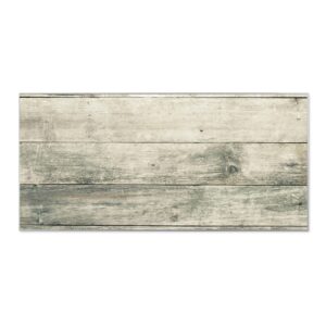 Banjado Magnettafel 78x37cm Magnetwand  Silber Aus Metall Magnetpinnwand Pinnwand Inkl. 4 Magnete Motiv Graue Planken