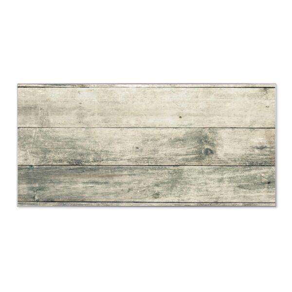 Banjado Magnettafel 78x37cm Magnetwand  Silber Aus Metall Magnetpinnwand Pinnwand Inkl. 4 Magnete Motiv Graue Planken