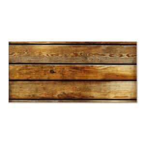 Banjado Magnettafel 78x37cm Magnetwand  Silber Aus Metall Magnetpinnwand Pinnwand Inkl. 4 Magnete Motiv Holzbretter