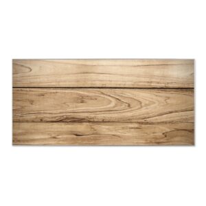 Banjado Magnettafel 78x37cm Magnetwand  Silber Aus Metall Magnetpinnwand Pinnwand Inkl. 4 Magnete Motiv Holzplanken