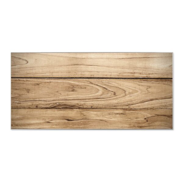 Banjado Magnettafel 78x37cm Magnetwand  Silber Aus Metall Magnetpinnwand Pinnwand Inkl. 4 Magnete Motiv Holzplanken