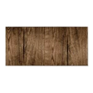 Banjado Magnettafel 78x37cm Magnetwand  Silber Aus Metall Magnetpinnwand Pinnwand Inkl. 4 Magnete Motiv Maserung Dunkel