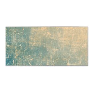 Banjado Magnettafel 78x37cm Magnetwand  Silber Aus Metall Magnetpinnwand Pinnwand Inkl. 4 Magnete Motiv Patina Grün