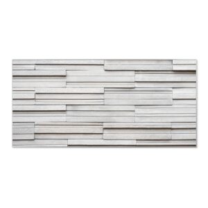 Banjado Magnettafel 78x37cm Magnetwand  Silber Aus Metall Magnetpinnwand Pinnwand Inkl. 4 Magnete Motiv Relief