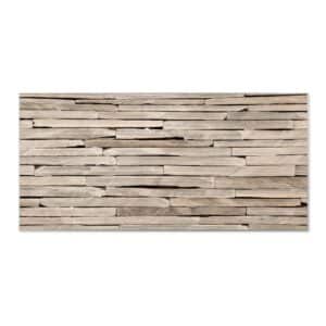 Banjado Magnettafel 78x37cm Magnetwand  Silber Aus Metall Magnetpinnwand Pinnwand Inkl. 4 Magnete Motiv Steinplatten