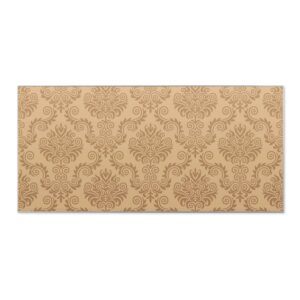 Banjado Magnettafel 78x37cm Magnetwand  Silber Aus Metall Magnetpinnwand Pinnwand Inkl. 4 Magnete Motiv Tapete Beige