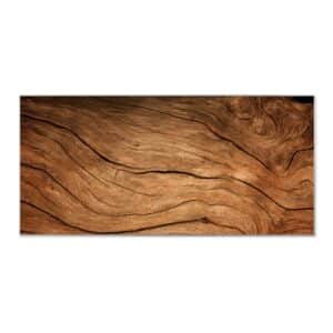 Banjado Magnettafel 78x37cm Magnetwand  Silber Aus Metall Magnetpinnwand Pinnwand Inkl. 4 Magnete Motiv Trockenes Holz