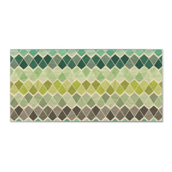 Banjado Magnettafel 78x37cm Magnetwand  Silber Aus Metall Magnetpinnwand Pinnwand Inkl. 4 Magnete Motiv Vier Farben Grün