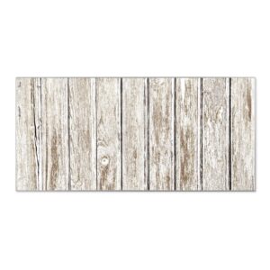 Banjado Magnettafel 78x37cm Magnetwand  Silber Aus Metall Magnetpinnwand Pinnwand Inkl. 4 Magnete Motiv Weißes Holz