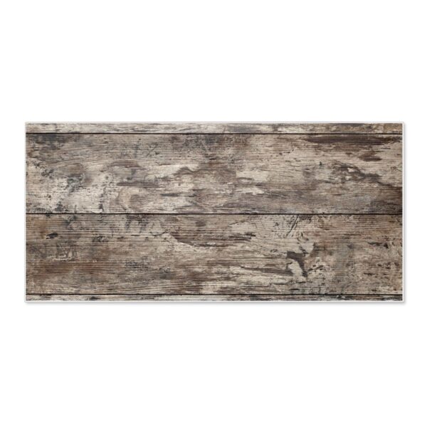 Banjado Magnettafel 78x37cm Magnetwand  Weiß Aus Metall Magnetpinnwand Pinnwand Inkl. 4 Magnete Motiv Alte Planken