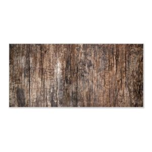 Banjado Magnettafel 78x37cm Magnetwand  Weiß Aus Metall Magnetpinnwand Pinnwand Inkl. 4 Magnete Motiv Altes Holz