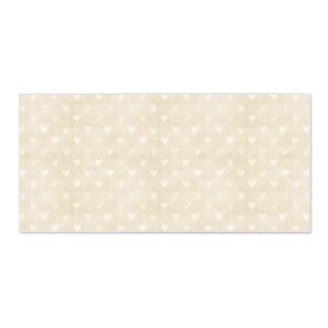 Banjado Magnettafel 78x37cm Magnetwand  Weiß Aus Metall Magnetpinnwand Pinnwand Inkl. 4 Magnete Motiv Beige Herzen