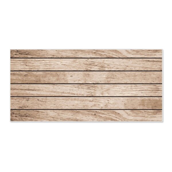 Banjado Magnettafel 78x37cm Magnetwand  Weiß Aus Metall Magnetpinnwand Pinnwand Inkl. 4 Magnete Motiv Blasse Holzlatten