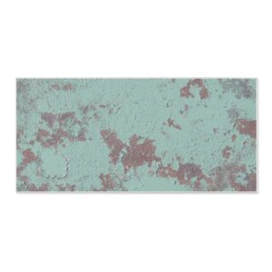 Banjado Magnettafel 78x37cm Magnetwand  Weiß Aus Metall Magnetpinnwand Pinnwand Inkl. 4 Magnete Motiv Blaue Struktur