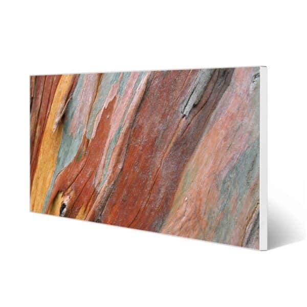 Banjado Magnettafel 78x37cm Magnetwand  Weiß Aus Metall Magnetpinnwand Pinnwand Inkl. 4 Magnete Motiv Coloured Wood
