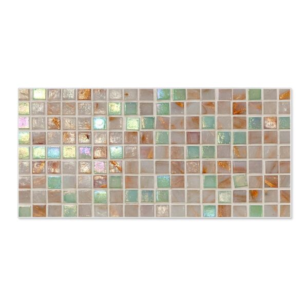 Banjado Magnettafel 78x37cm Magnetwand  Weiß Aus Metall Magnetpinnwand Pinnwand Inkl. 4 Magnete Motiv Grüne Fliesen