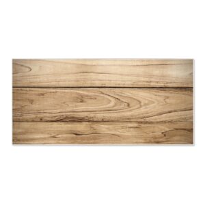 Banjado Magnettafel 78x37cm Magnetwand  Weiß Aus Metall Magnetpinnwand Pinnwand Inkl. 4 Magnete Motiv Holzplanken