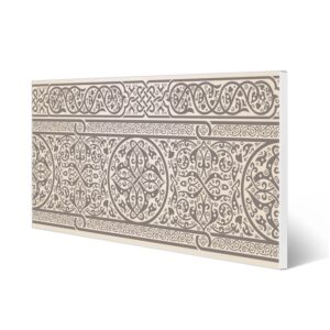 Banjado Magnettafel 78x37cm Magnetwand  Weiß Aus Metall Magnetpinnwand Pinnwand Inkl. 4 Magnete Motiv Keltischer Knoten