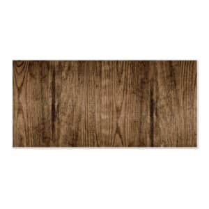 Banjado Magnettafel 78x37cm Magnetwand  Weiß Aus Metall Magnetpinnwand Pinnwand Inkl. 4 Magnete Motiv Maserung Dunkel