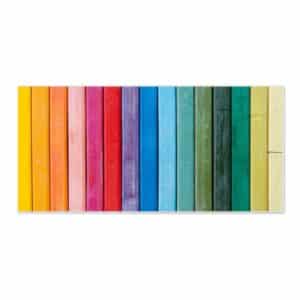 Banjado Magnettafel 78x37cm Magnetwand  Weiß Aus Metall Magnetpinnwand Pinnwand Inkl. 4 Magnete Motiv Regenbogenfarben